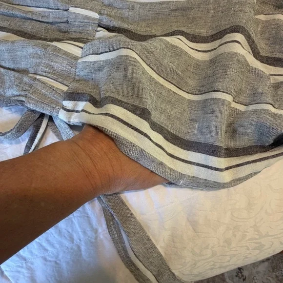 Cloth & Stone striped linen blend jumpsuit Sz Small coastal chic boho - Picture 6 of 11